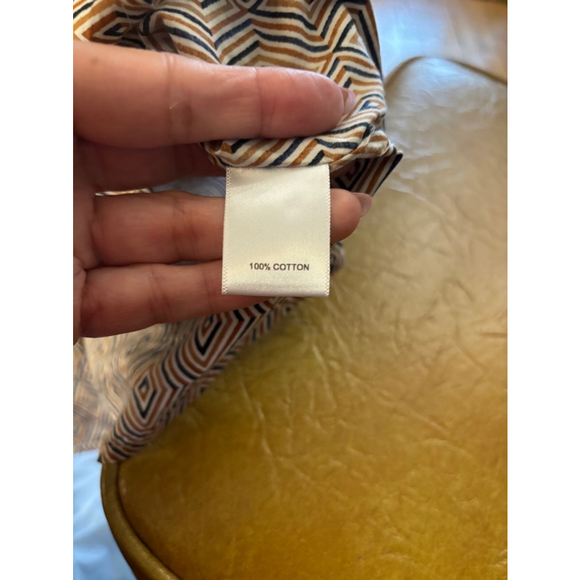 Men's Murano Shirt, XL, Beige and Brown - Picture 3 of 3